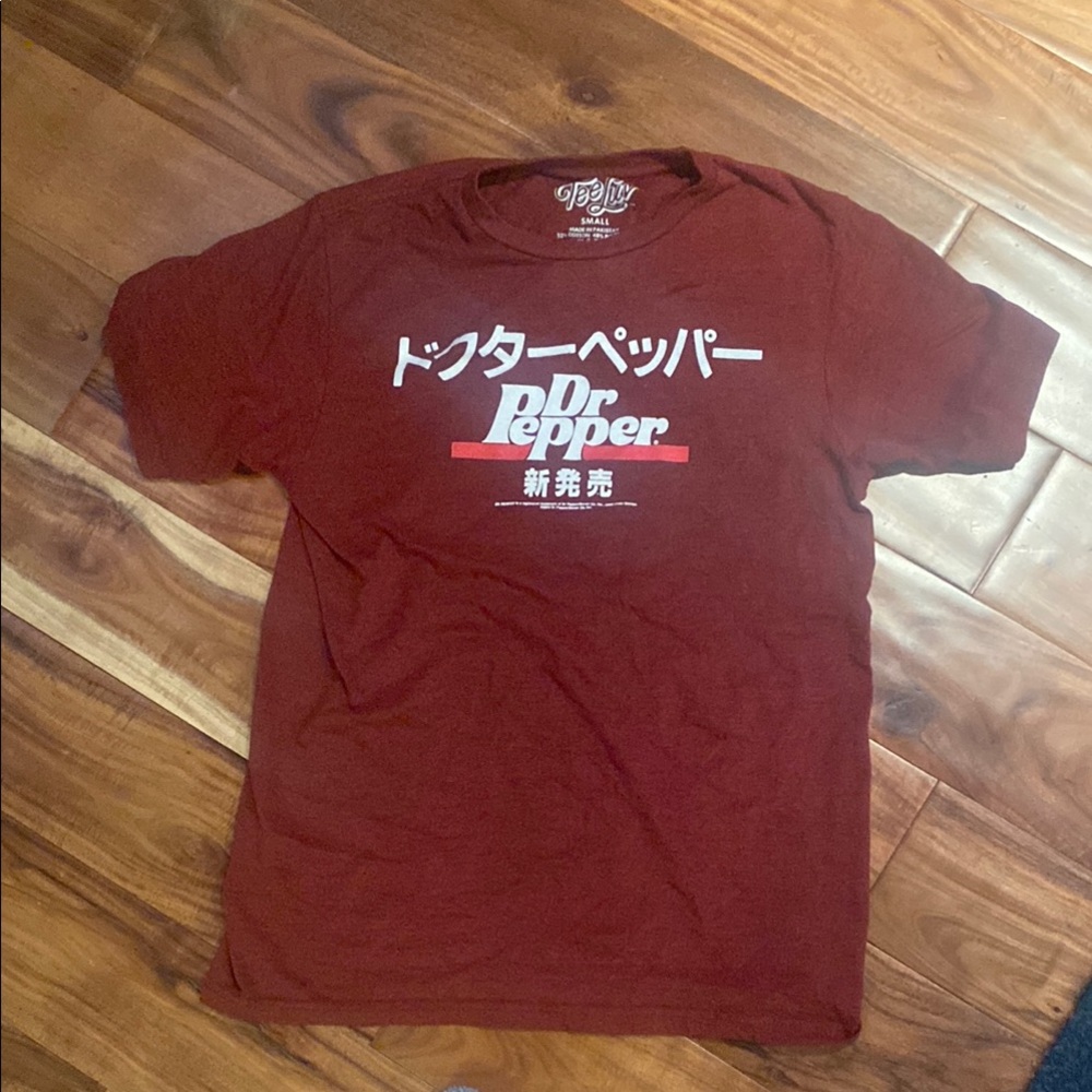 Men's Red Graphic T-Shirt